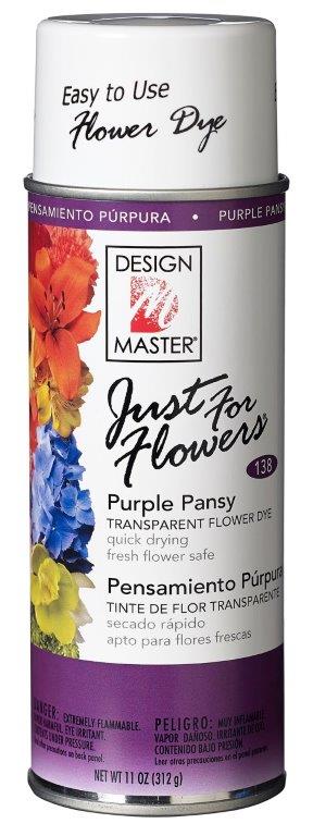 JUST FOR FLOWERS PURPLE PANSY CAN