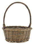 10 ROUND UNPEELED WILLOW BASKET EACH