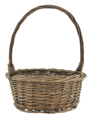 10 ROUND UNPEELED WILLOW BASKET EACH