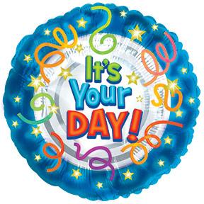 BALLOON IT'S YOUR DAY 5PC PKG