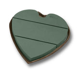 !!! 11.5in OASIS  SOLID DECO HEART EACH