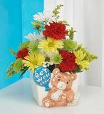 GET WELL SOON PLANTER 2PC BOX