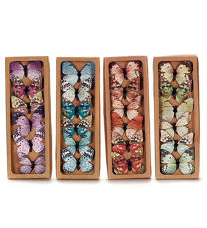 SM.SPRING BUTTERFLY 8PC SOLID COLORS