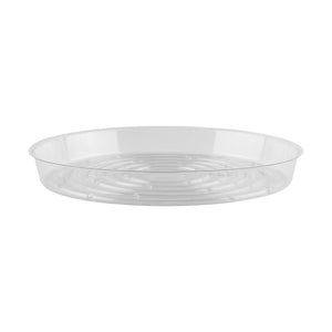 12in CLEAR POLY SAUCER  10PC** SOLD BY PKG