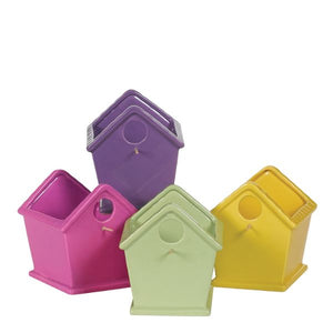 BIRDHOUSE PLANTER  EACH