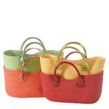 11 LARGE GRASS PURSE EACH