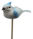 4in BLUE JAY ON STICK
