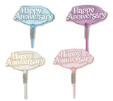 HAPPY ANNIVERSARY PICK 24PC PKG