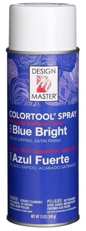 Bright Blue Design Master Colortool Floral Spray Paint