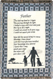 FATHER YOU HELD MY HAND - 2 LAYER THROW