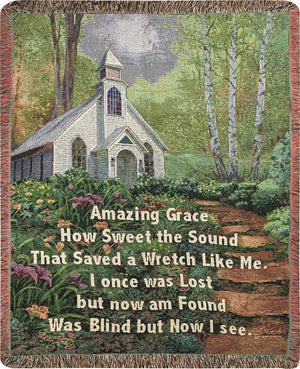 AMAZING GRACE HOW SWEET THE SOUND THROW