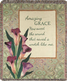 AMAZING GRACE HOW SWEET THE SOUND THROW