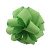 9 WIRED LINEN RIBBON LIME 50YD
