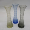8  FROSTED GLASS VASE