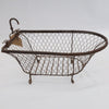 LARGE RUSTY WIRE TUB EACH