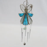 STAINED GLASS ANGEL WIND CHIME EACH