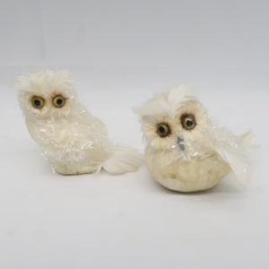 4 -6  STYRO SNOW OWLS 2PC BOX