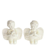 7in KNEELING ANGEL WHITE 4PC BOX