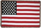 USA FLAG 3-LAYER THROW